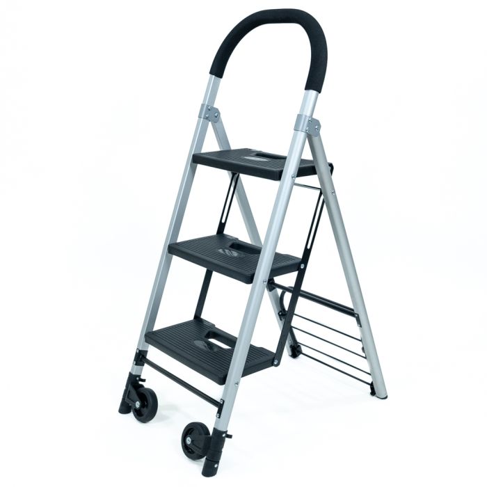 TigerBull 移動式三級梯(可變手拉車) TBFW-71