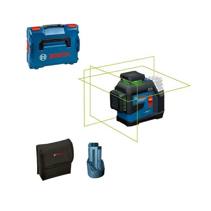 BOSCH 綠光平面雷射水平儀 平水儀套裝 GLL 90-33 XG PROFESSIONAL