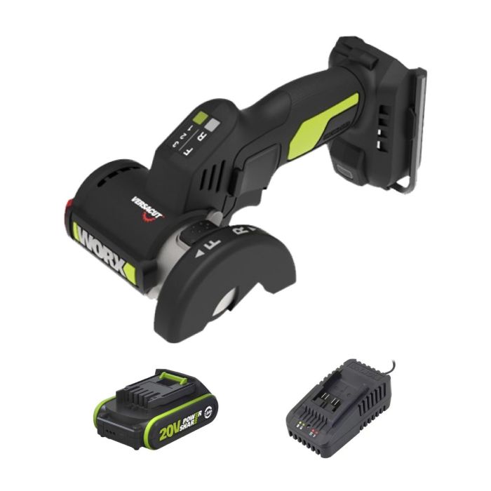 WORX 威克士 20v 3吋無刷切割鋸 WU802 (2.0Ah鋰電x1, 2A充電器)