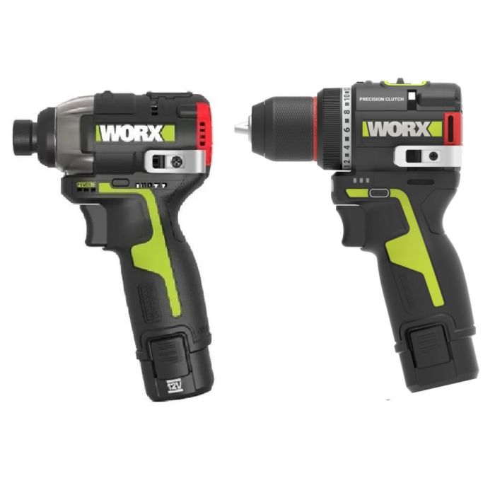 WORX 威克士 12V 入門電鑽電批孖寶 配置WU135+WU132X 4.0+2.0Ah鋰電 WU927