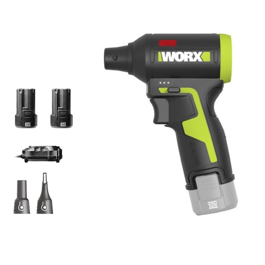 WORX 威克士 12V 無刷手提暴風槍 WU094 (2.0Ah雙電套裝)