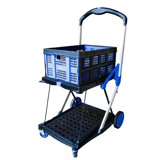 Tigerbull 雙層可摺疊式手推車（連TBBA工具箱）