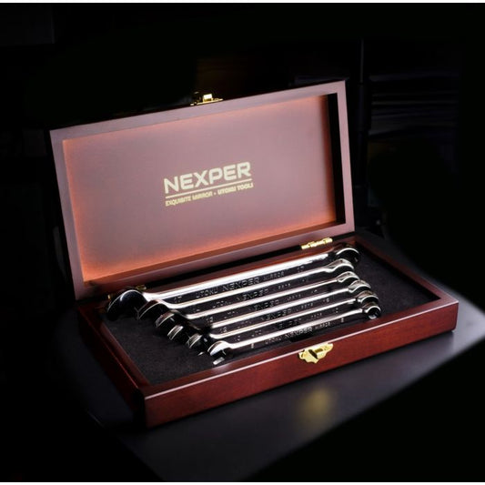 Utoku NEXPER 止滑型 固定扳手 (木盒六件精裝版) UT-NEXP-PR-ST