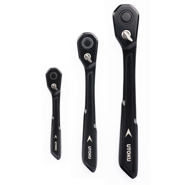 Utoku 90齒超薄型扳手 (2分/3分/4分) （黑熊版） UT-SSRW-1B UT-SSRW-2B UT-SSRW-3B