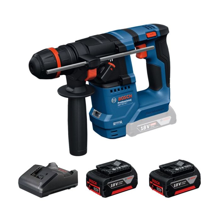 【最新產品】BOSCH 博世 18V 無刷輕型油壓鑽 GBH 18v-18x（通用夾頭版） （3.0Ah雙電套裝）