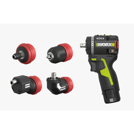 WORX 威克士 WU135M 12V 無刷多頭智能電鑽 (2.0Ah電池 x 2 + 充電器)